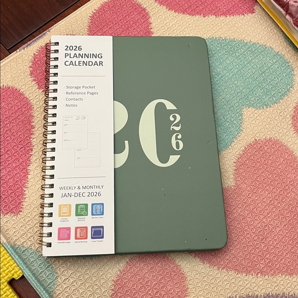 2026 Planning Calendar - Sage Green new - Picture 2 of 10